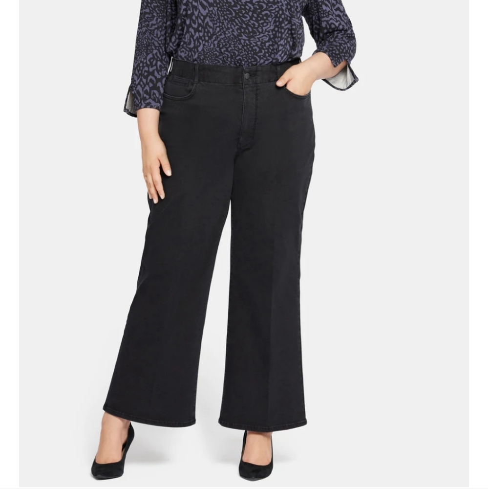 NYJD Waist-Match Major Wide Leg Jeans 